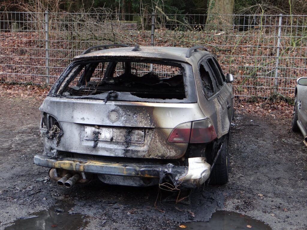 Sell Fire Damaged Car burned car